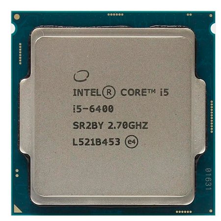 Processador Intel Core i5-6400, 2.70 GHz (Turbo até 3.30 GHz), 4 Núcleos, 6 MB Cache, TDP 65W, LGA1151, 6ª Geração, OEM