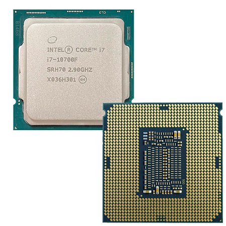 Processador Intel Core i7-10700F, 2.90GHz (Turbo até 4.80GHz), 8 Núcleos, 16MB Cache, LGA 1200, 10ª Geração, OEM S/Caixa