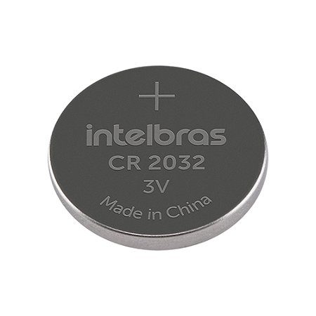 Bateria Botão de Lítio Não Recarregavel Intelbras CR2032, 220mAh 3V, 20x3,2mm Li/MnO (Unidade)