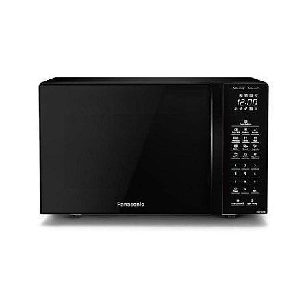 Microondas Panasonic Dupla Refeição 27L 220V 800W Antibacteria AG Antiaderente Prata - NN-ST55LMRU