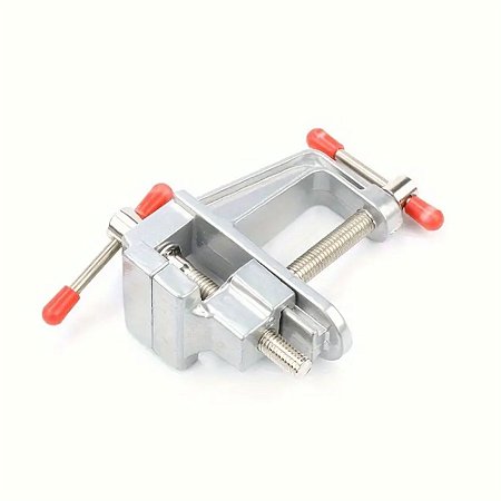 Mini Torno Morsa de Bancada Multifuncional Mini em Liga de Alumínio para Joias e Eletrônicos
