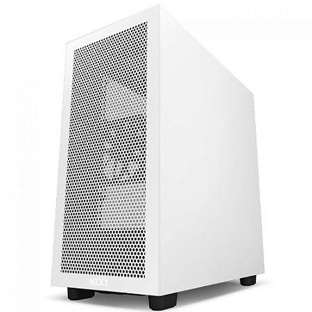 Gabinete Gamer NZXT H7 Flow Mid Tower, Vidro Temperado,  ATX, Sem Fonte, 2 Fans, CM-H71FG-01 (Branco/Preto)