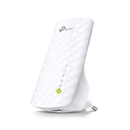 Repetidor Wi-Fi Mesh TP-Link RE200 AC750 Extensor Sinal, 433Mbps, 5GHz 300Mbps 2.4GHz Dual Band, Porta Ethernet, Branco