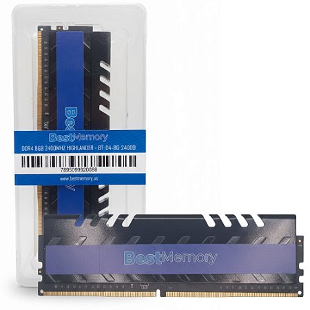 Memória Ram Desktop 8Gb Best Memory DDR4 2400Mhz Highlander-Bt-D4-8G-2400
