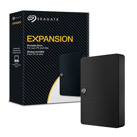HD Externo Portátil Seagate Expansion 2TB, 2.5" USB 3.0, 5400RPM Micro-B ExFAT, Bus Powered, 115x80x12.6mm, STKM2000400