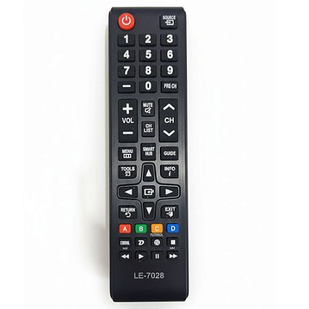 Controle Remoto para Samsung TV Smart, Smart HUB, Botão Futebol, Lelong LE-7028
