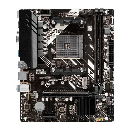 Placa Mãe Mancer B450M-DA V2SC DDR4, Socket AMD AM4, M-ATX, Chipset AMD B450M-DA V2SC, S/box