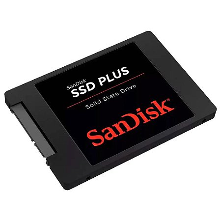 SSD SanDisk Plus 2TB SATA III 6Gb/s 2.5" Leitura 545MB/s Gravação 450MB/s TLC NAND SDSSDA-2T00 OEM