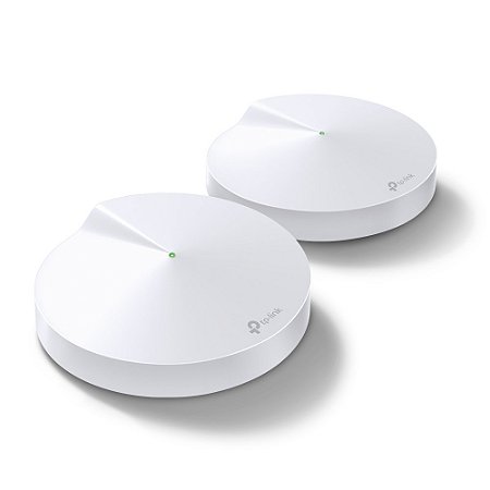 Kit Roteador e Reptidor TP-Link Deco M5 Mesh AC1300 (2-Pack) Dual-Band Gigabit, Até 350m2, 1300 Mbps, MU-MIMO, HomeCare