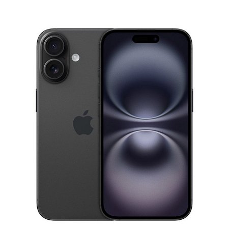 iPhone 16 Apple 512GB Preto 6.1", 5G/4G GSM, Tela OLED Super Retina XDR, Câmera 48MP, USB-C, iOS 18, MYEK3BB/A