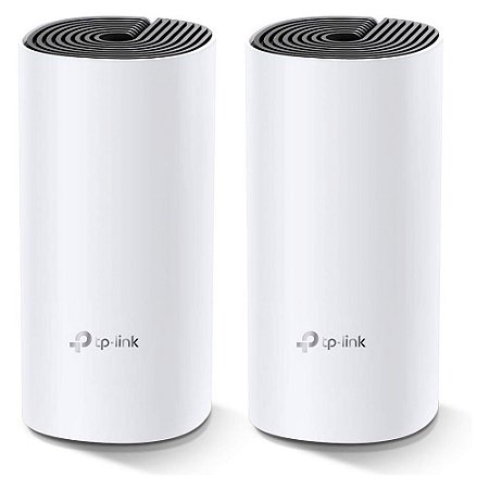 Kit Roteador TP-Link Deco M4, 2-Pack AC1200 Wi-Fi 5 Mesh Dual Band 2,4/5GHz 2 Portas Gigabit OEM Sem Caixa
