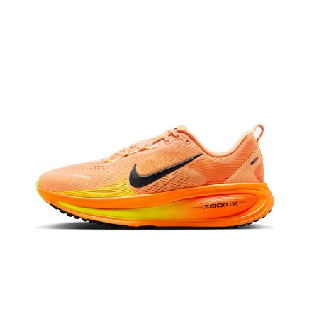 Tênis Nike Vomero 18, Masculino, Mesh Respirável, Entressola ZoomX + ReactX, Tênis de Corrida — Giz/Laranja-Preto