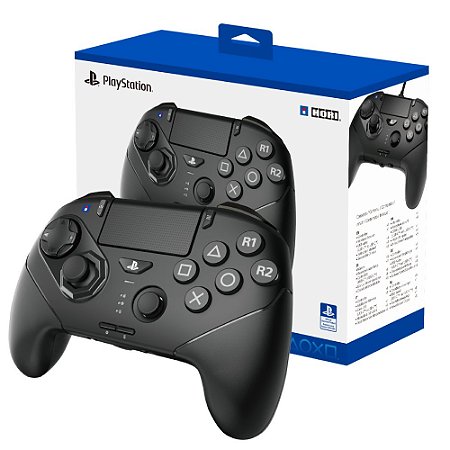 Controle Sem Fio PS5 e PC Hori Fighting Commander Octa Pro - Analógico 8 Posições (SPF-040U, Preto)