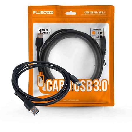 Cabo Extensor Para USB 3.0 AM/AF 1.5M USBAF3015 PlusCable