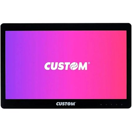 Monitor Touchscreen Custom CTM-1560 OF 15.6" ,Para Sistemas e Automação,Com Estrutura Open Frame ,12V DC / 15W