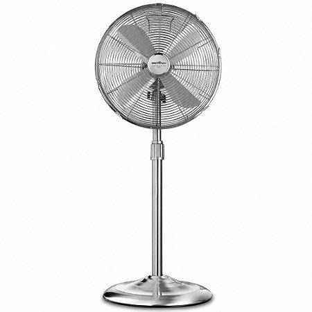 Ventilador de Coluna Britânia BVT452 Grade de 45cm Com 4 Pás, 3 Velocidades, 128W, 220V - Prata