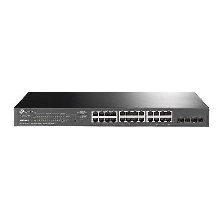 Switch Smart Gerenciável de 28 Portas Gigabit Com 24 Portas PoE+ e 4 Slots SFP, TL-SG2428P