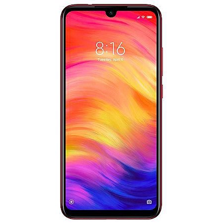 Smartphone Xiaomi Redmi Note 7 Dual SIM 64GB de 6.3- 48+5MP-13MP OS 9.0 - Vermelho Nebula