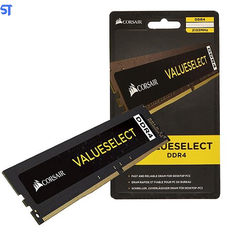 Memória Ram 4GB DDR4 Corsair 2133MHz CL15-CMV4GX4M1A2133C15