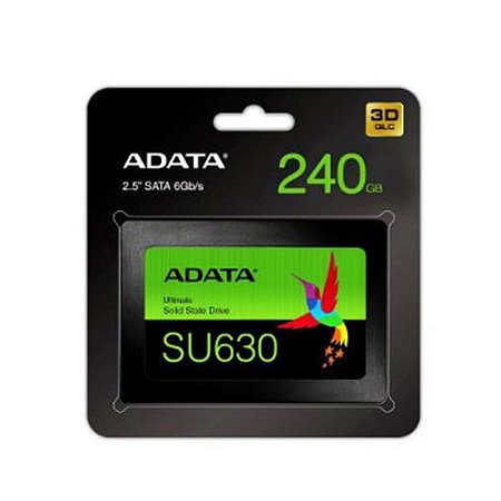 HD SSD Adata SU630- 240GB SATA Leitura 520MB/s Gravação 450MB/s -ASU630SS-240GQ-R