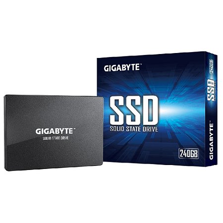 HD SSD Gigabyte 240GB SATA Leitura 500MB/s Gravação 420MB/s GP-GSTFS31240GNTD
