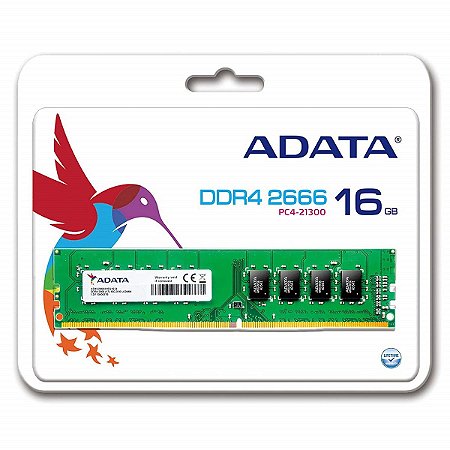 Memoria Ram Desktop Ddr4 16GB 2666MHZ Adata AD4U2666716G19-SGN