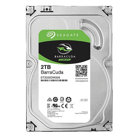 HD Interno Desktop Seagate SATA3 2TB Pull ST2000NM0011