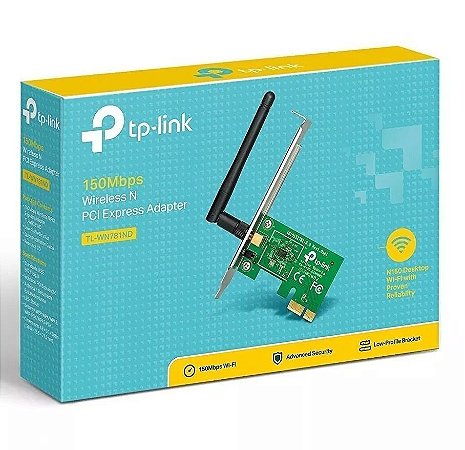 Placa Pci Express Wireless N 150Mbps TL-WN781ND TP-Link