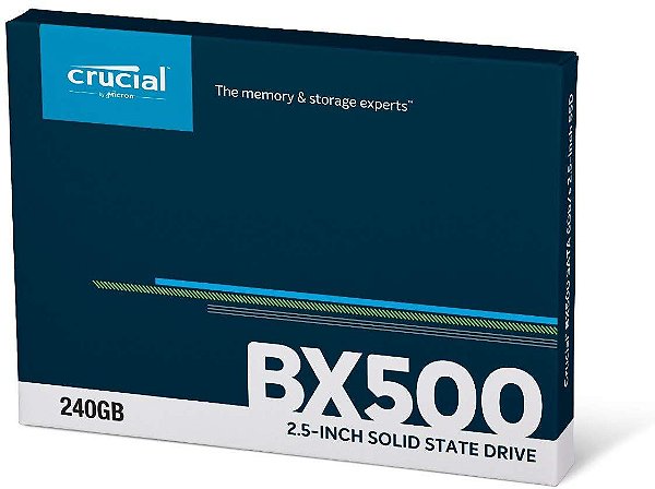 HD SSD Crucial 240 GB Bx500 3D Nand Sata 2,5 Ct240bx500ssd1