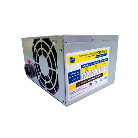 Fonte de Alimentação Atx 200W Fpa200c S/Cabo Pctop