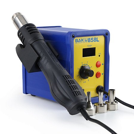 Estacao de Solda Digital +Fe BEST-858D 220 VOLTS Azul