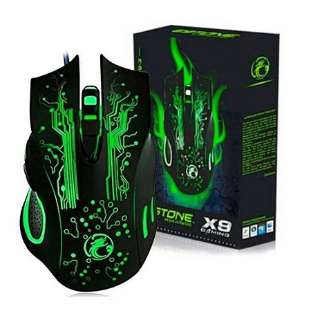 Mouse Gamer X9 Game Estone Dpi E-sports Cs Minecraft Lol Go