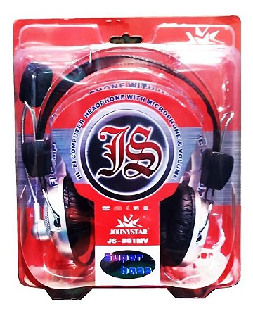 Headphone Com Microfone  e Volume TB-301 Super Bass