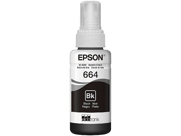Refil de Tinta Epson Preto 4.000 Paginas  T664120 AL Cpt