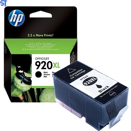 Cartucho Hp 920XL Preto 29ml CD975AL