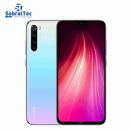 Celular Xiaomi Redmi Note 8 Dual Chip 64GB 4Gb Ram Tela 6.3" 48Mp Moonlight White M1908C3JG