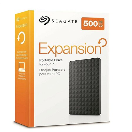 HD Externo 500GB Seagate Expansion STEA500400 USB 3.0 Compacto