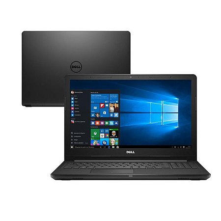 Notebook Dell I3480-3879BLK  Core i3 2.1GHz  Memória 4GB  HD 1TB  14"