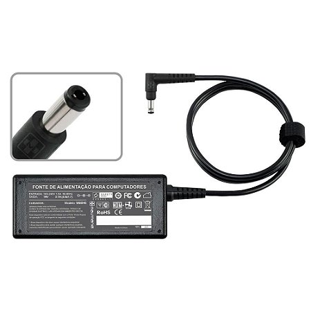 Fonte Notebook Itautec Positivo 19v 2,1a Pino 4.8mm X 1.7-Usd