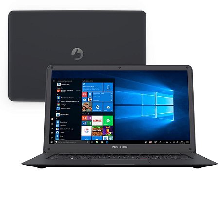 Notebook Positivo Motion Gray Q232A 2GB 32GB SSD + 64GB Semi