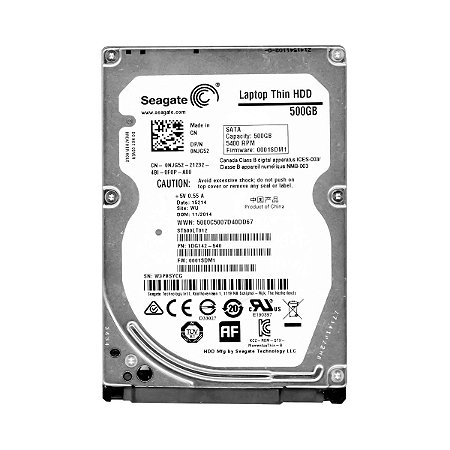 Hd Int. Notebook SATA3 500GB Seagate Pull ST500LT012