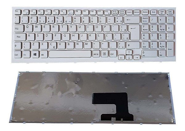 Teclado Notebook Sony Vaio Pcg 71911x Pn- V116646f Br Com Ç
