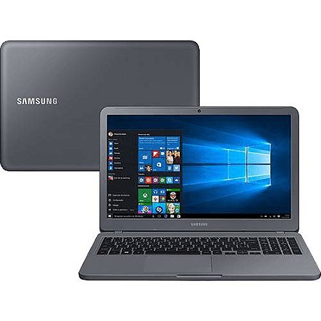 Notebook Essentials E30 Intel Core I3 4GB 1TB LED Full HD 15.6'' W10 Cinza Titânio - Samsung