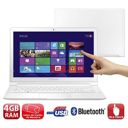Ultrabook Samsung ATIV Book -Mem 4gb| Quad Core| Ssd32 Touchscreen
