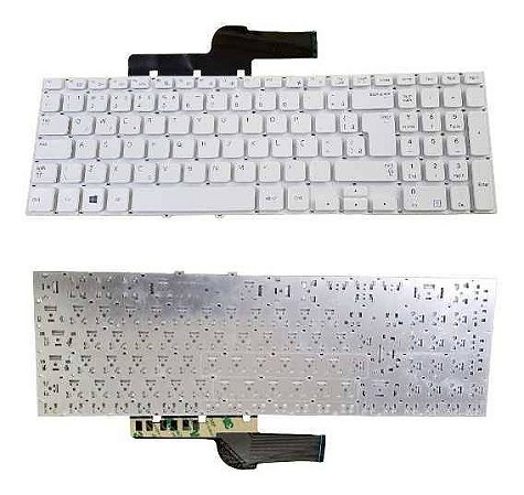 Teclado Notebook Samsung Pn 9z.n4nsc.00B- Np270 Np270E5E Branco