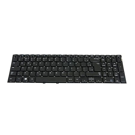 Teclado Notebook Samsung Np Series Np270e5g-Xd1br Preto Sem Moldura