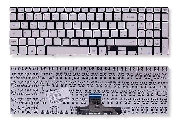 Teclado Notebook Samsung Expert X41 - NP300E5K- Branco