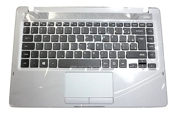 Teclado Com Moldura Notebook Samsung Np300e4M-Kwabr