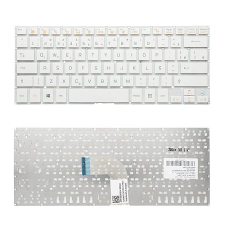 Teclado Com Moldura Notebook Lg 14u360 N3160- USADO