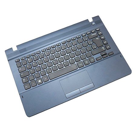 Base com Teclado Notebook Samsung Np270 Np270E4E Azul Marinho-Usd